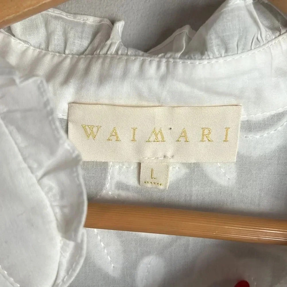 Waimari Magnolia Floral Button-Up Blouse - Picture 9 of 15